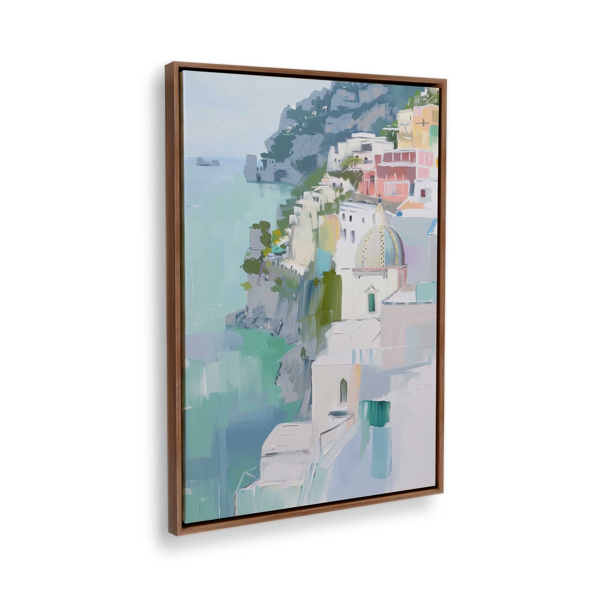 [Color:Walnut], Picture of the corner of the art