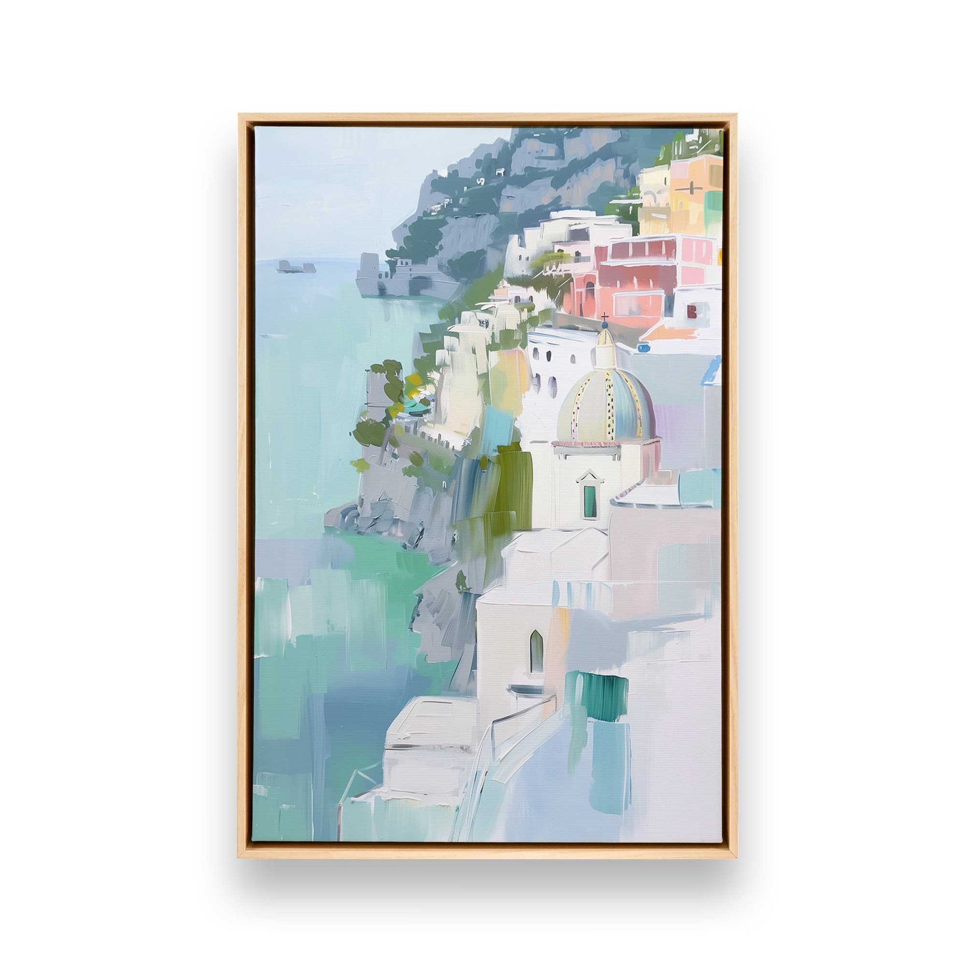 [Color:American Maple], Picture of art in a American Maple frame
