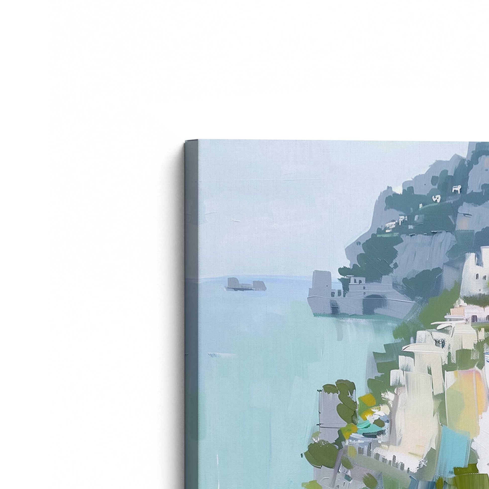 [Color:Stretched Canvas], Picture of the corner of the art