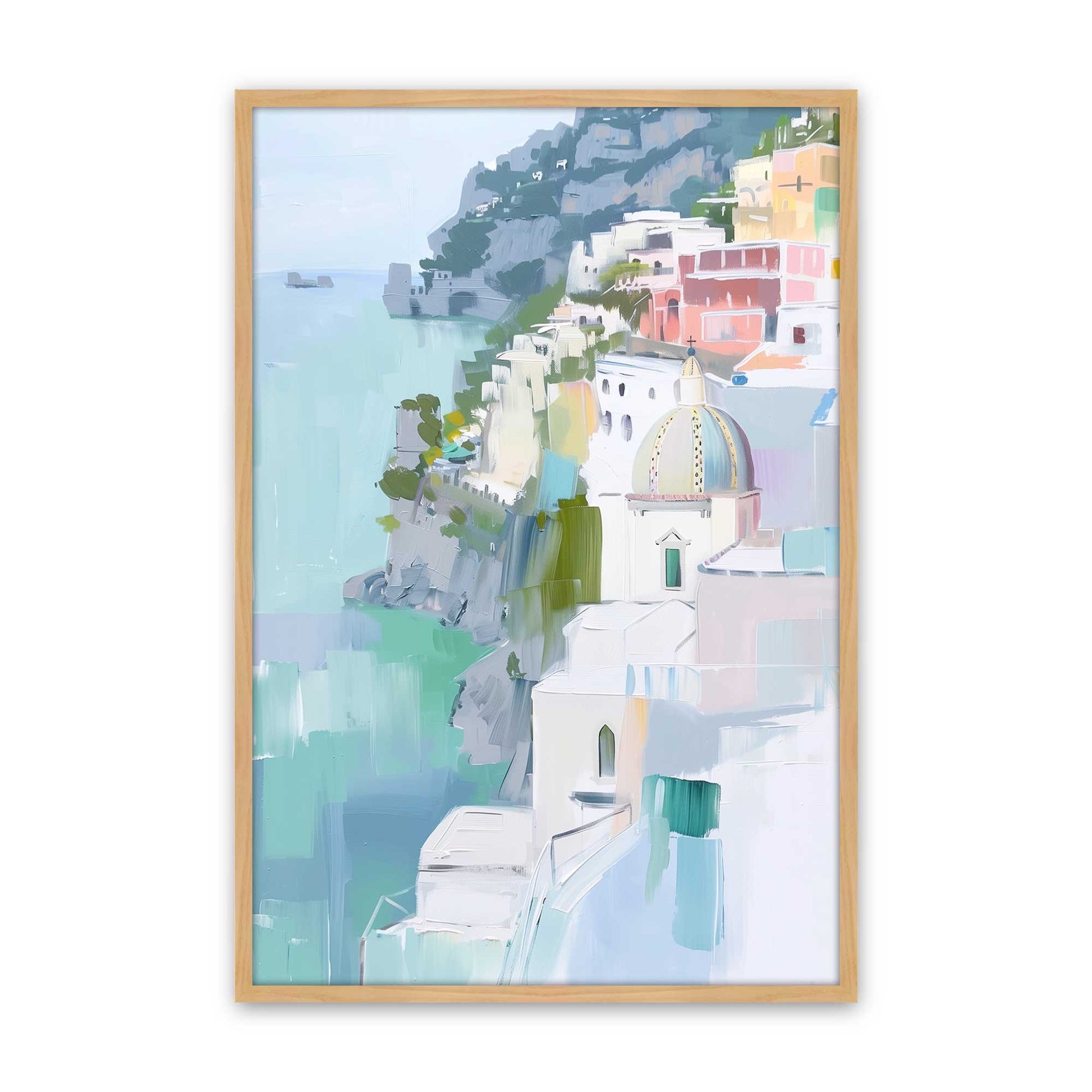 [Color:American Maple], Picture of art in a American Maple frame