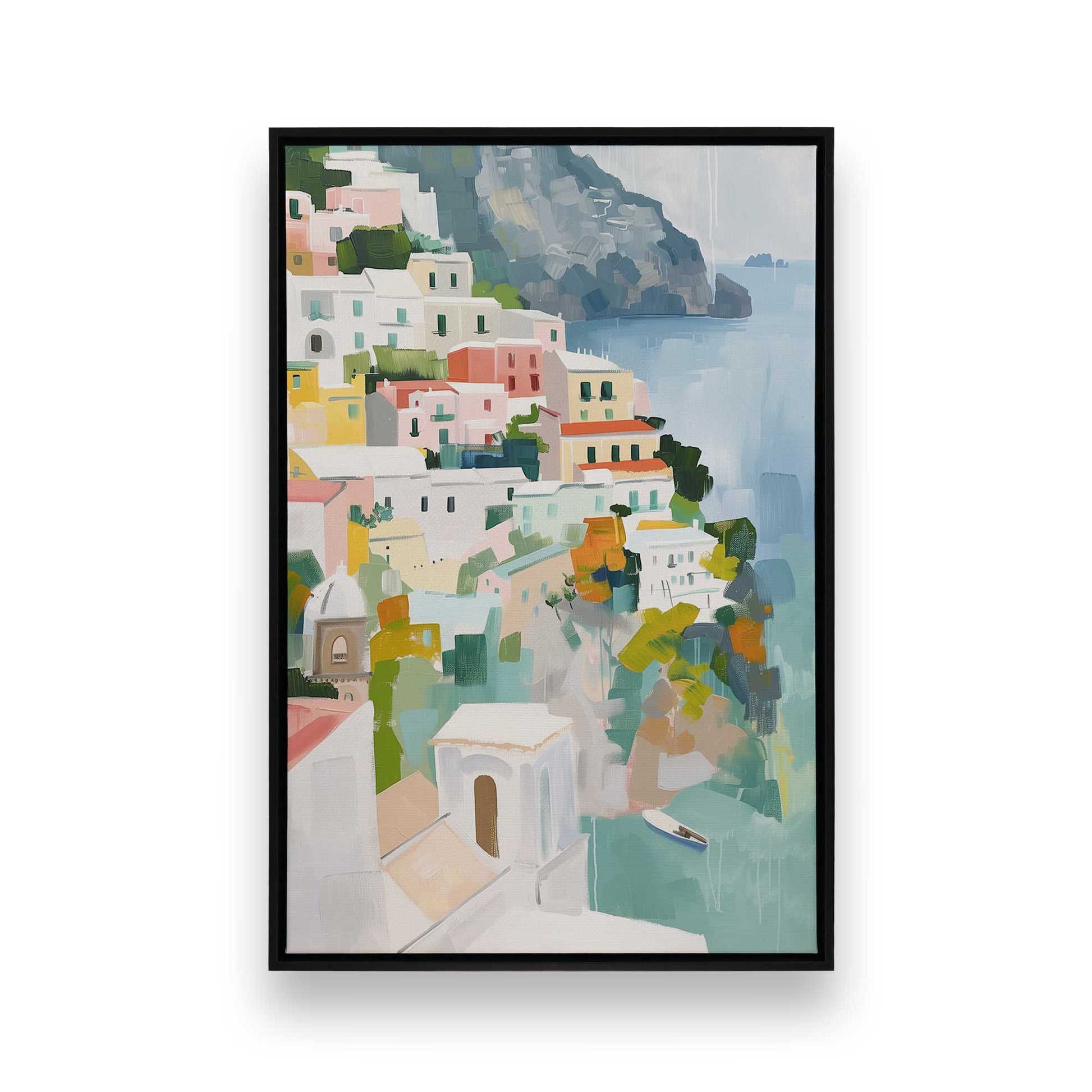 [Color:Satin Black], Picture of art in a Satin Black frame