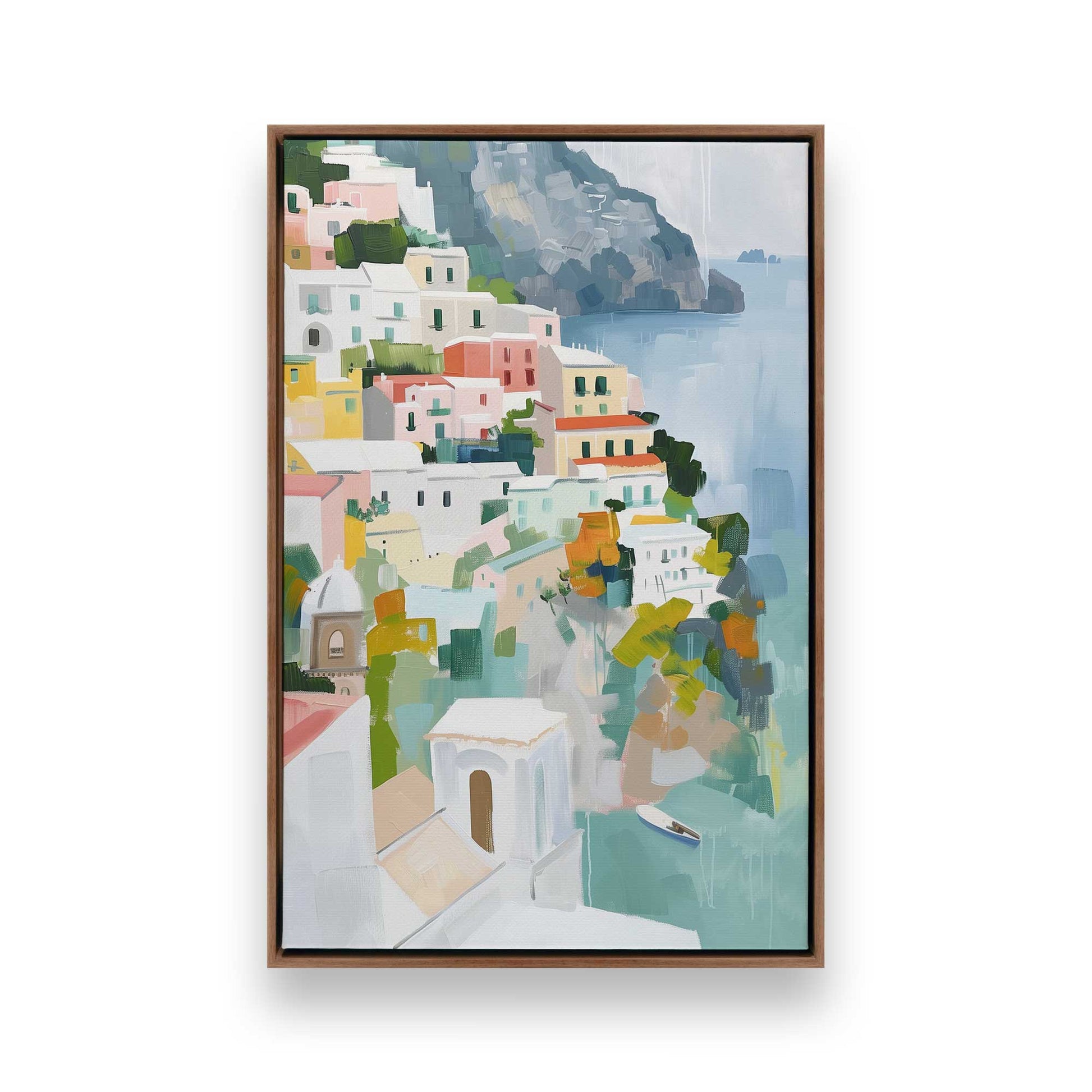 [Color:Walnut], Picture of art in a Walnut frame