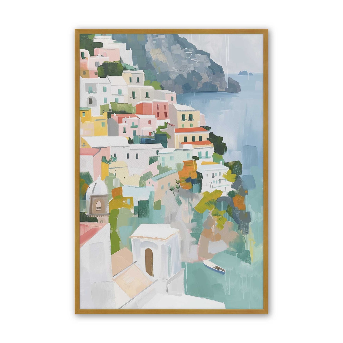 [Color:Polished Gold], Picture of art in a Polished Gold frame