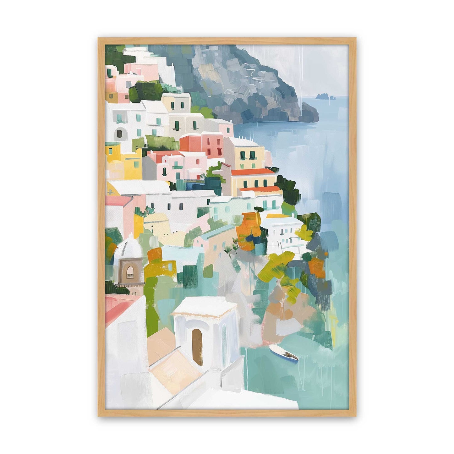 [Color:American Maple], Picture of art in a American Maple frame