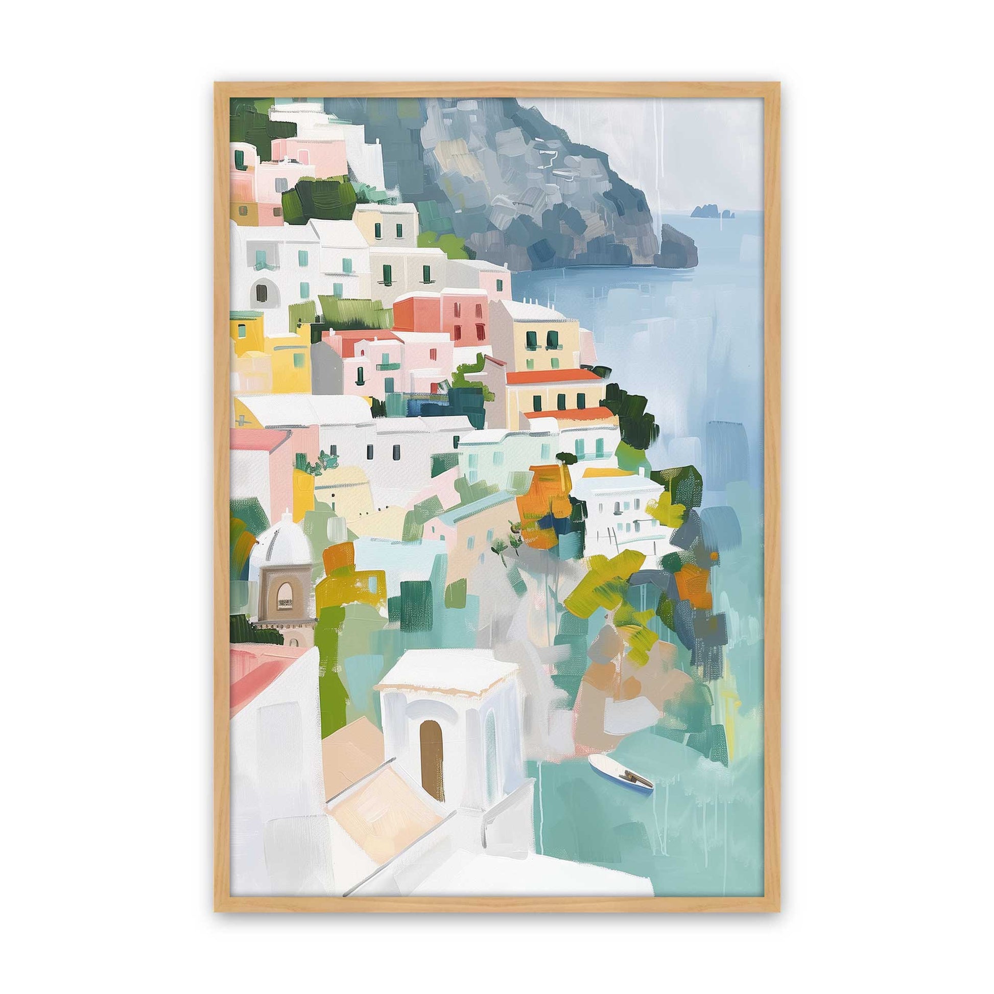 [Color:American Maple], Picture of art in a American Maple frame