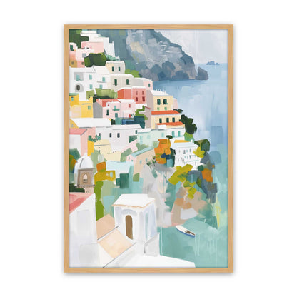 [Color:American Maple], Picture of art in a American Maple frame