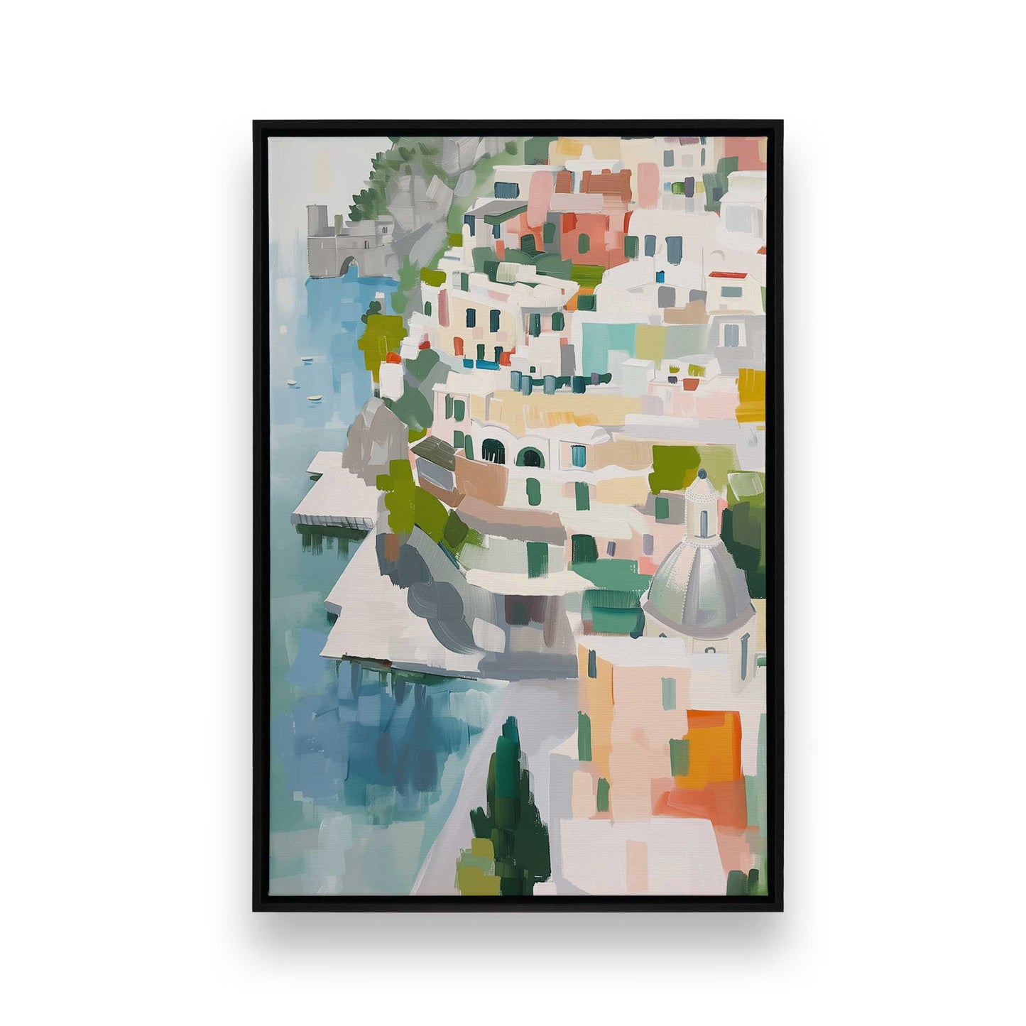[Color:Satin Black], Picture of art in a Satin Black frame