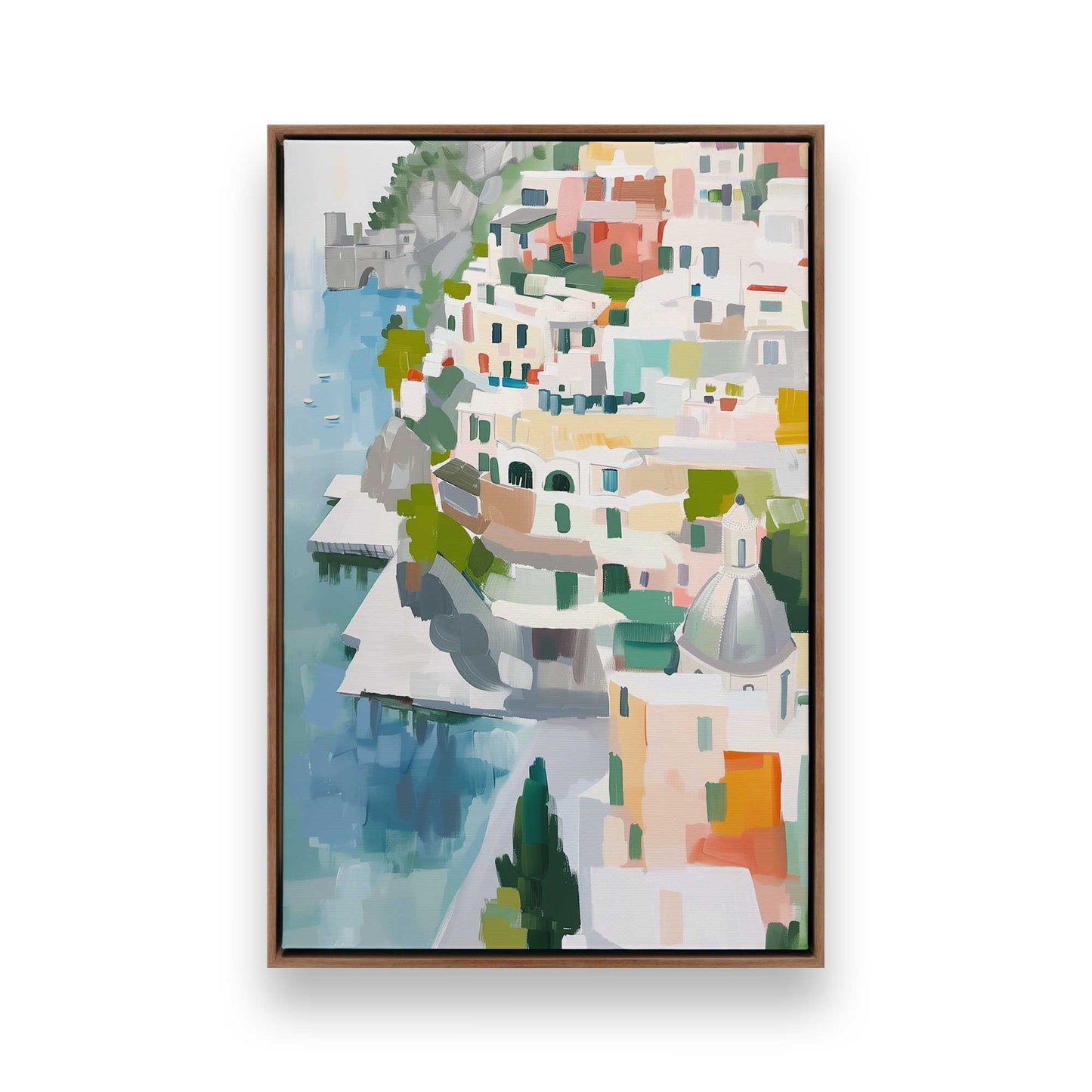 [Color:Walnut], Picture of art in a Walnut frame