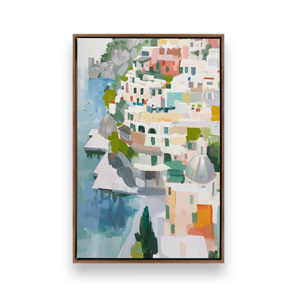 [Color:Walnut], Picture of art in a Walnut frame