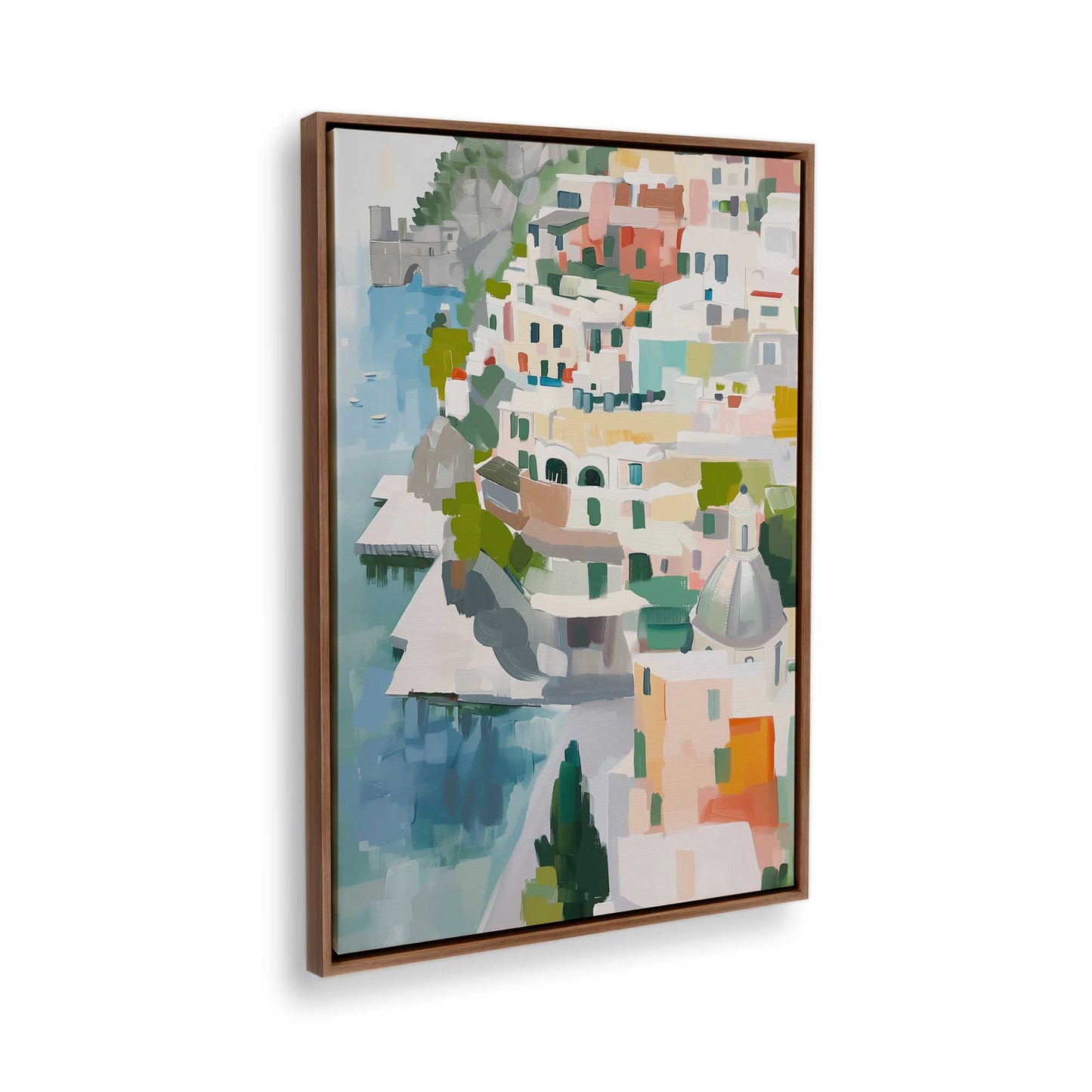 [Color:Walnut], Picture of the corner of the art