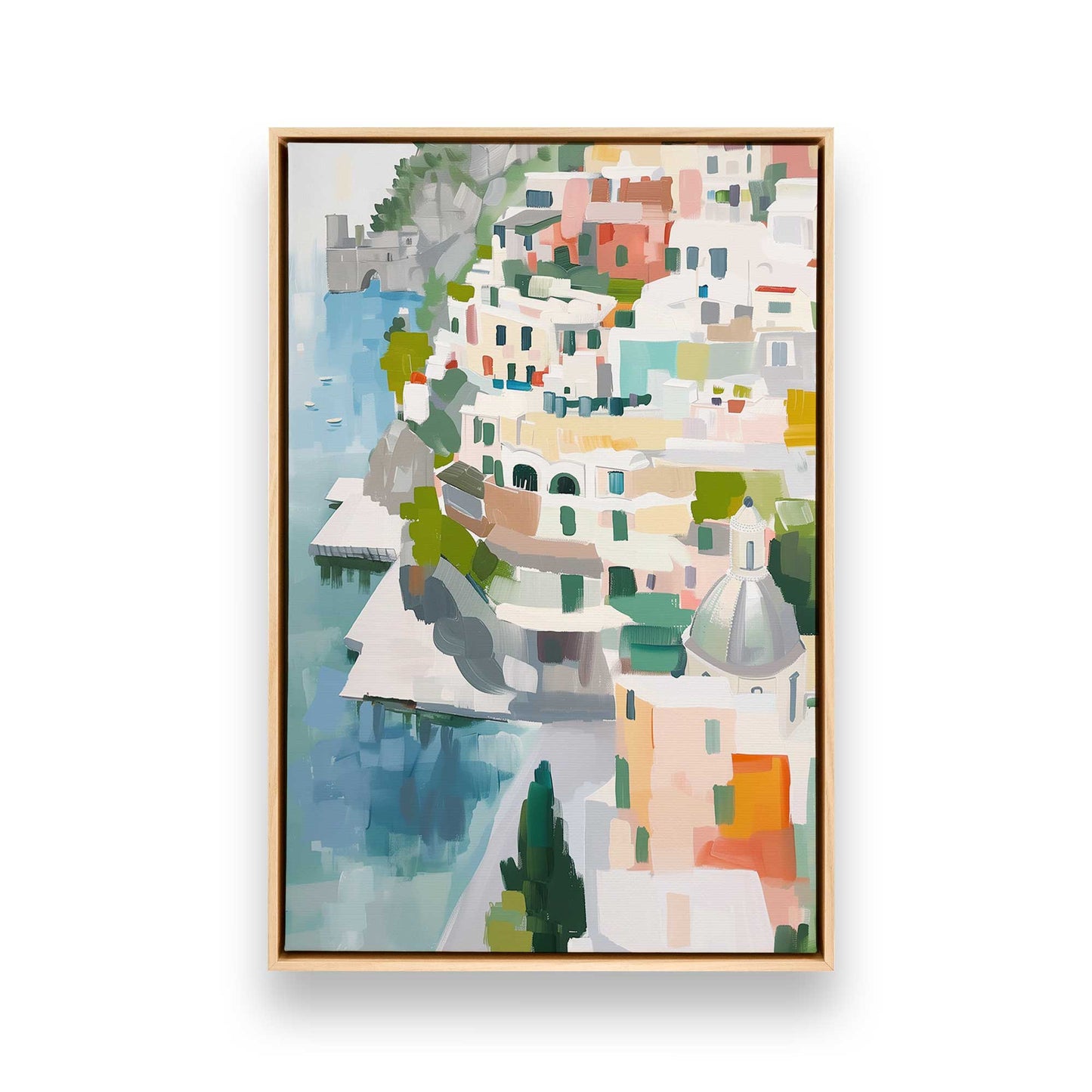 [Color:American Maple], Picture of art in a American Maple frame