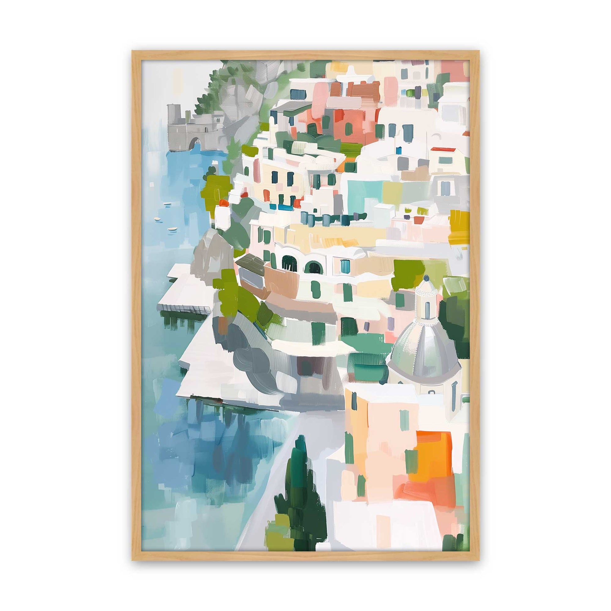 [Color:American Maple], Picture of art in a American Maple frame