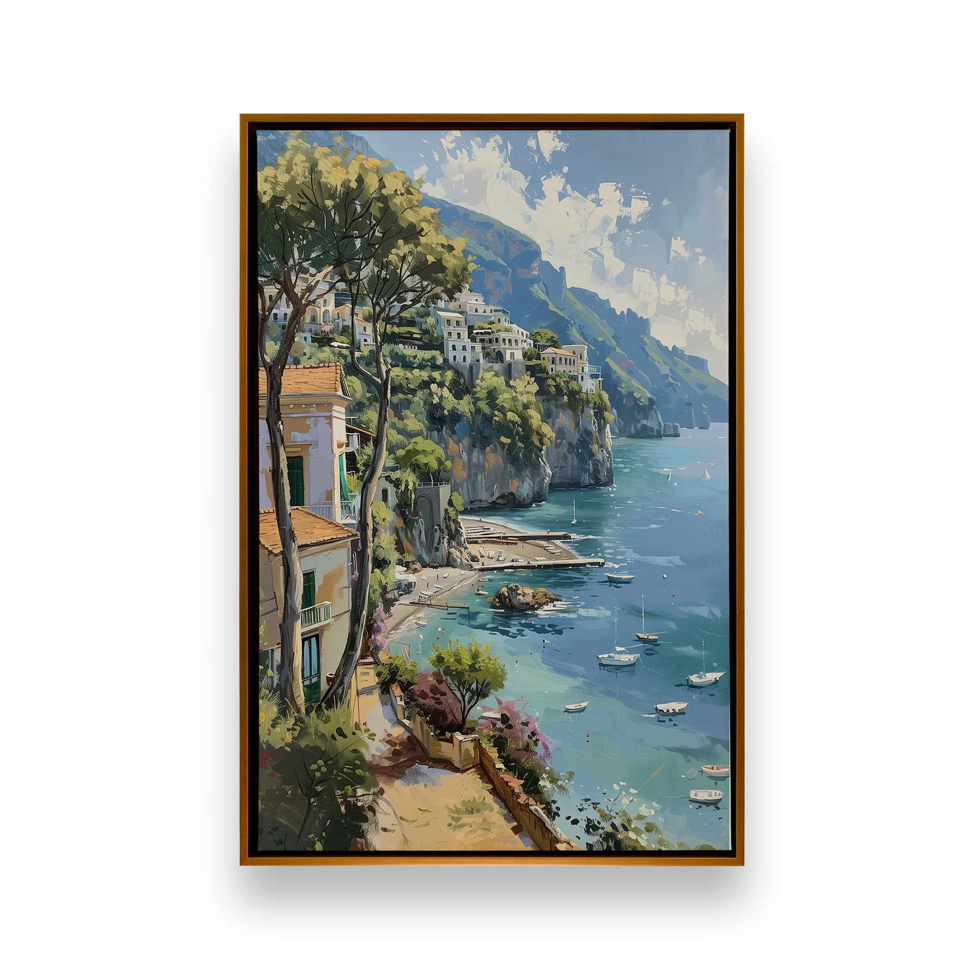 [Color:Polished Gold], Picture of art in a Polished Gold frame