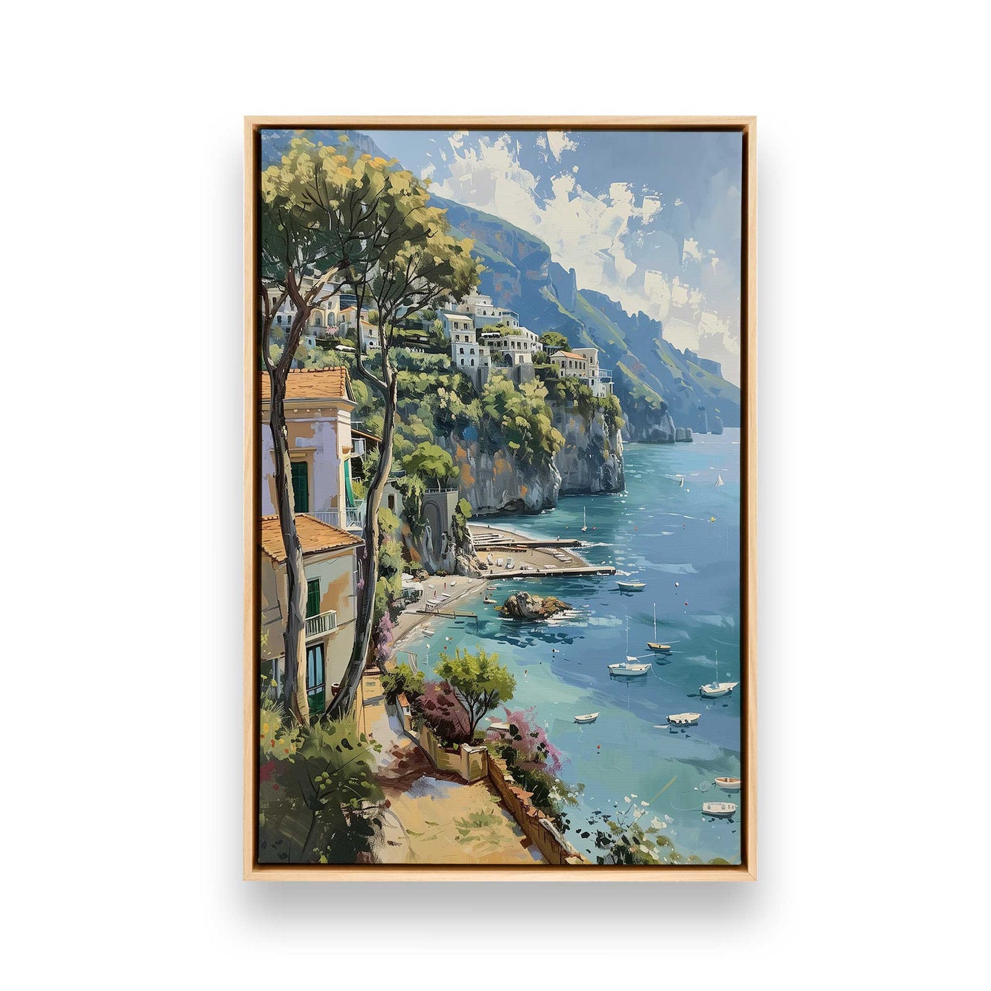 [Color:American Maple], Picture of art in a American Maple frame