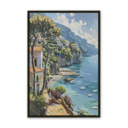 [Color:Satin Black], Picture of art in a Satin Black frame