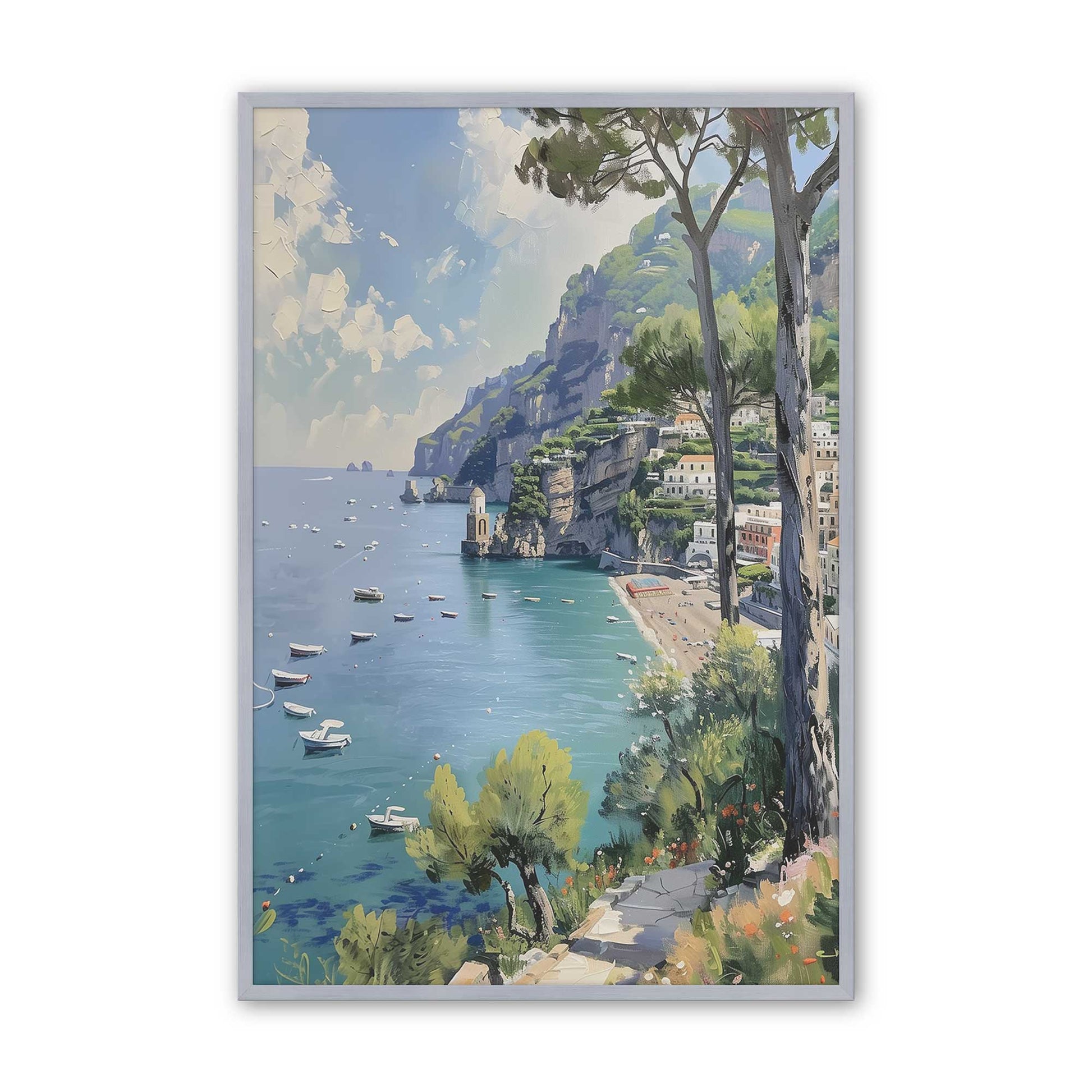 [Color:Polished Chrome], Picture of art in a Polished Chrome frame