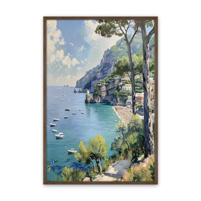 [Color:Walnut], Picture of art in a Walnut frame