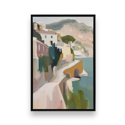 [Color:Satin Black], Picture of art in a Satin Black frame