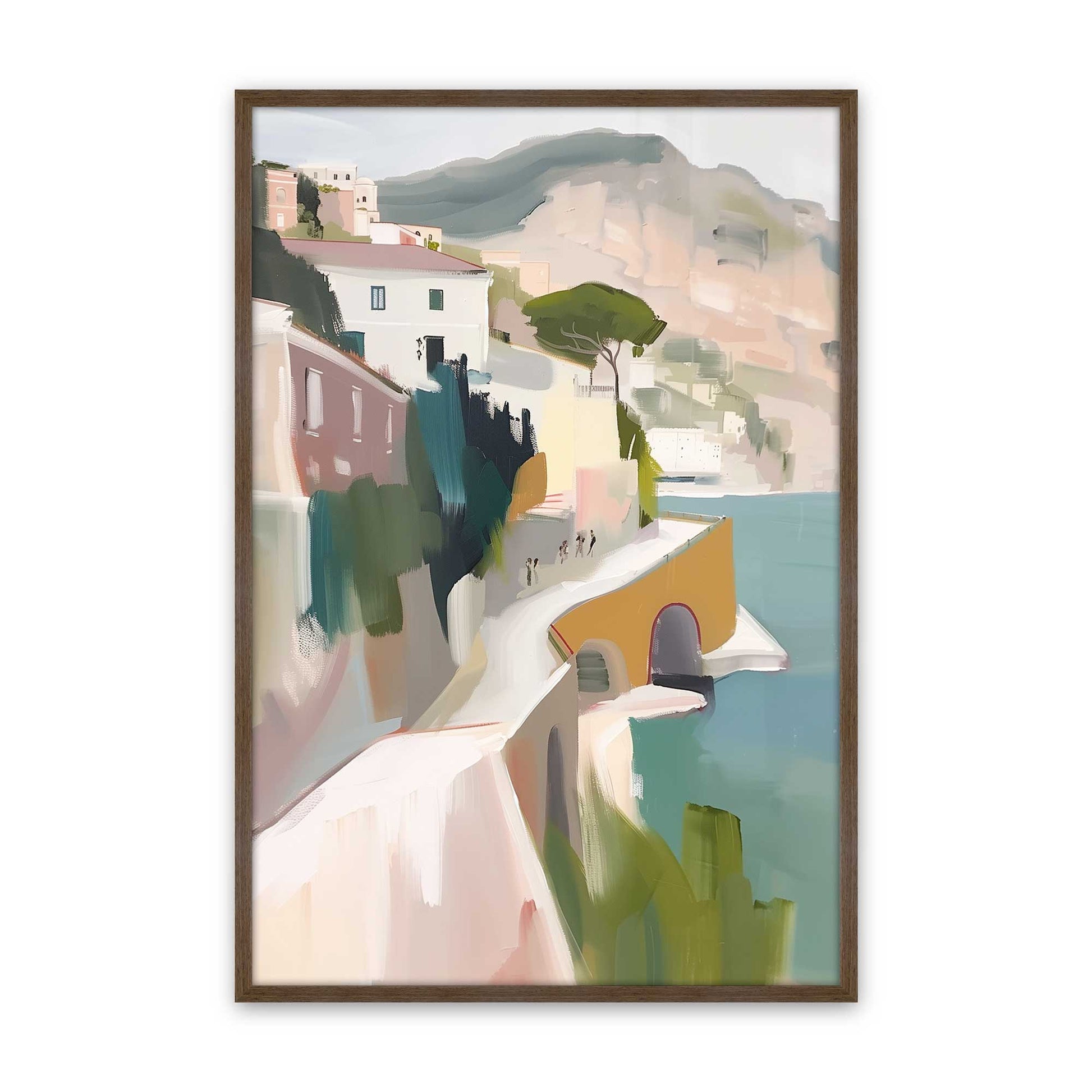 [Color:Walnut], Picture of art in a Walnut frame