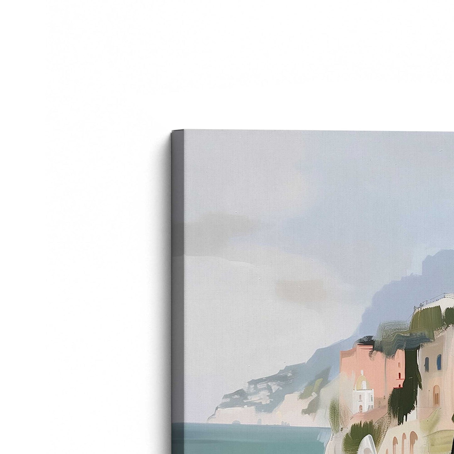 [Color:Stretched Canvas], Picture of the corner of the art