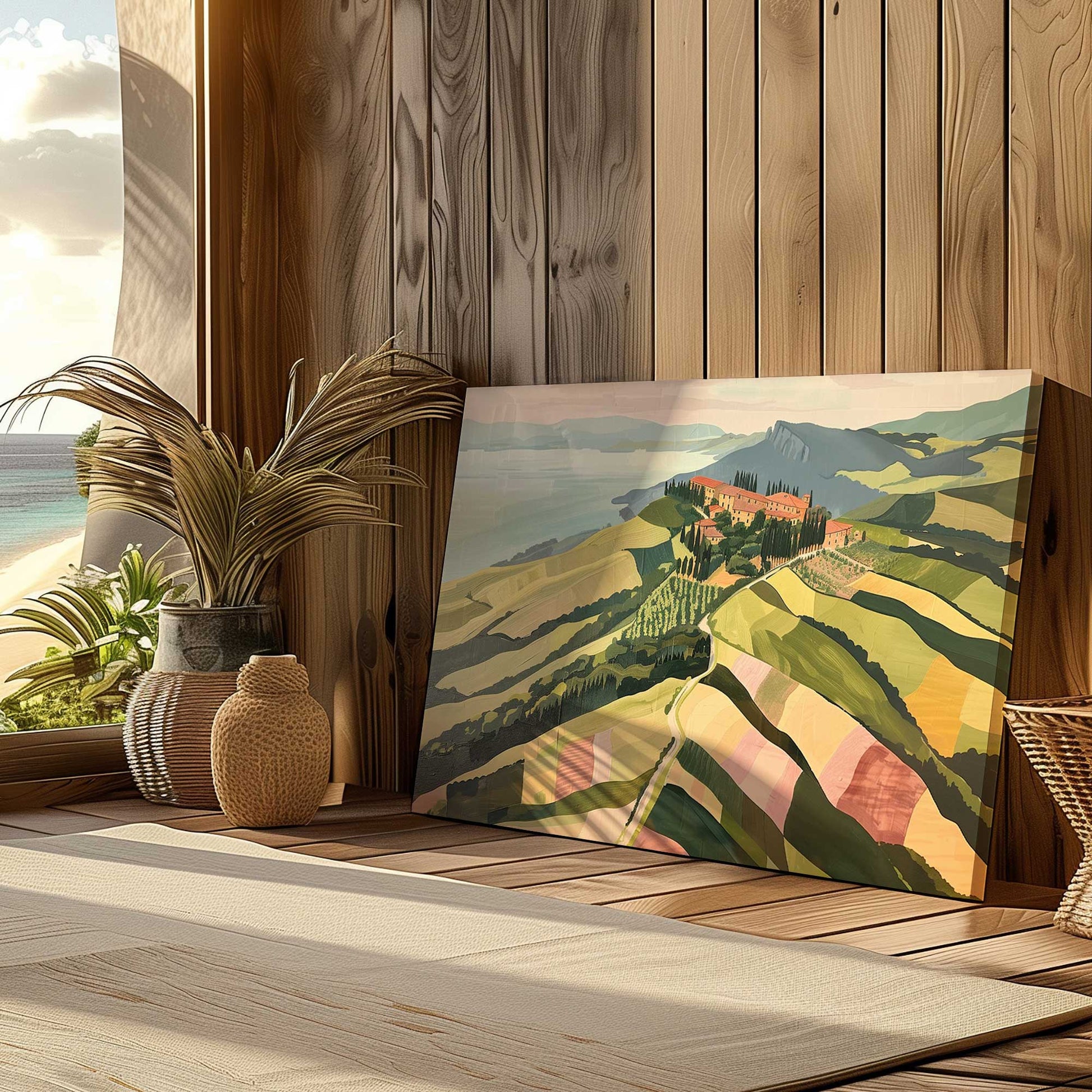 Picture of art in a room