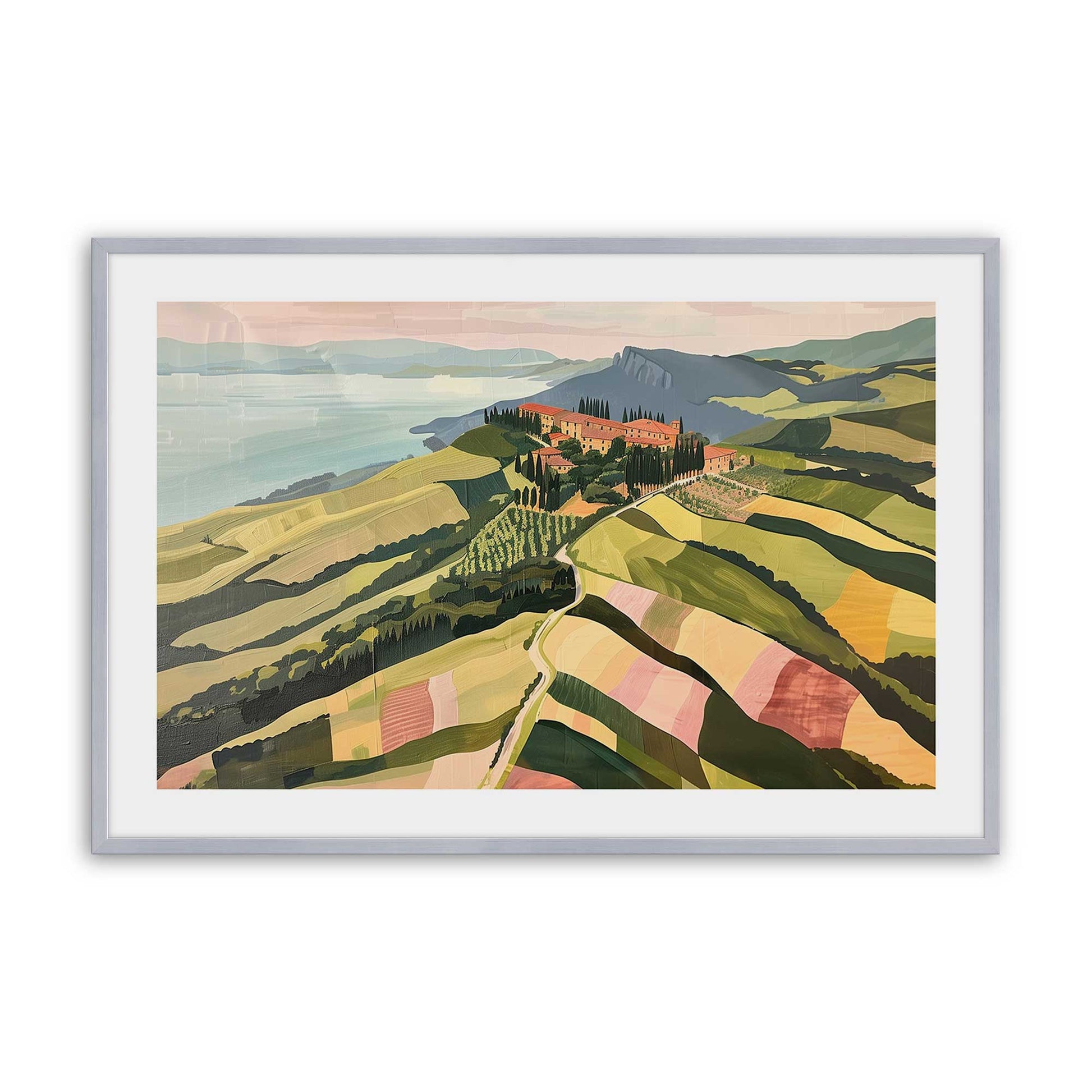 [Color:Polished Chrome], Picture of art in a Polished Chrome frame