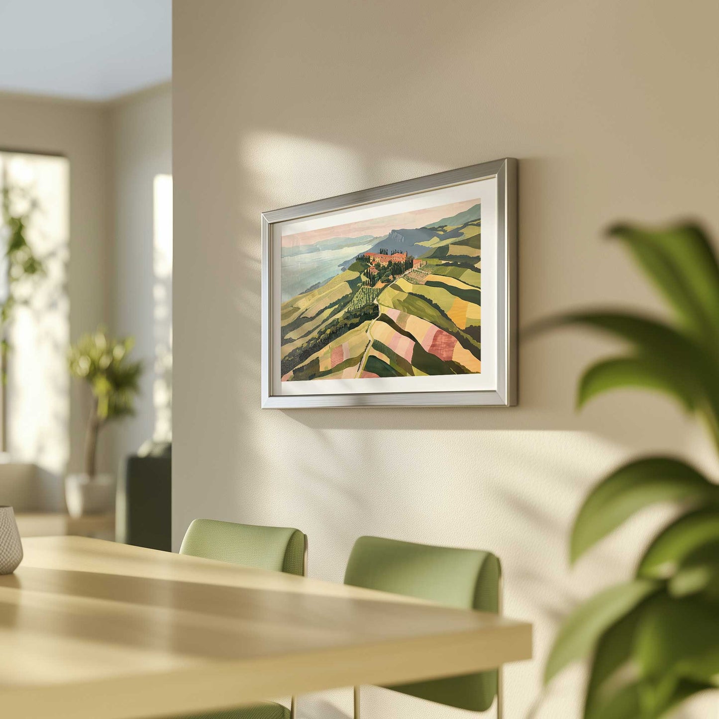 Picture of art in a room