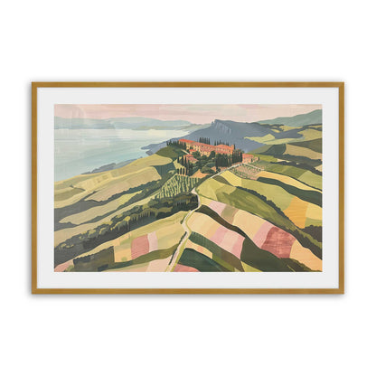[Color:Polished Gold], Picture of art in a Polished Gold frame