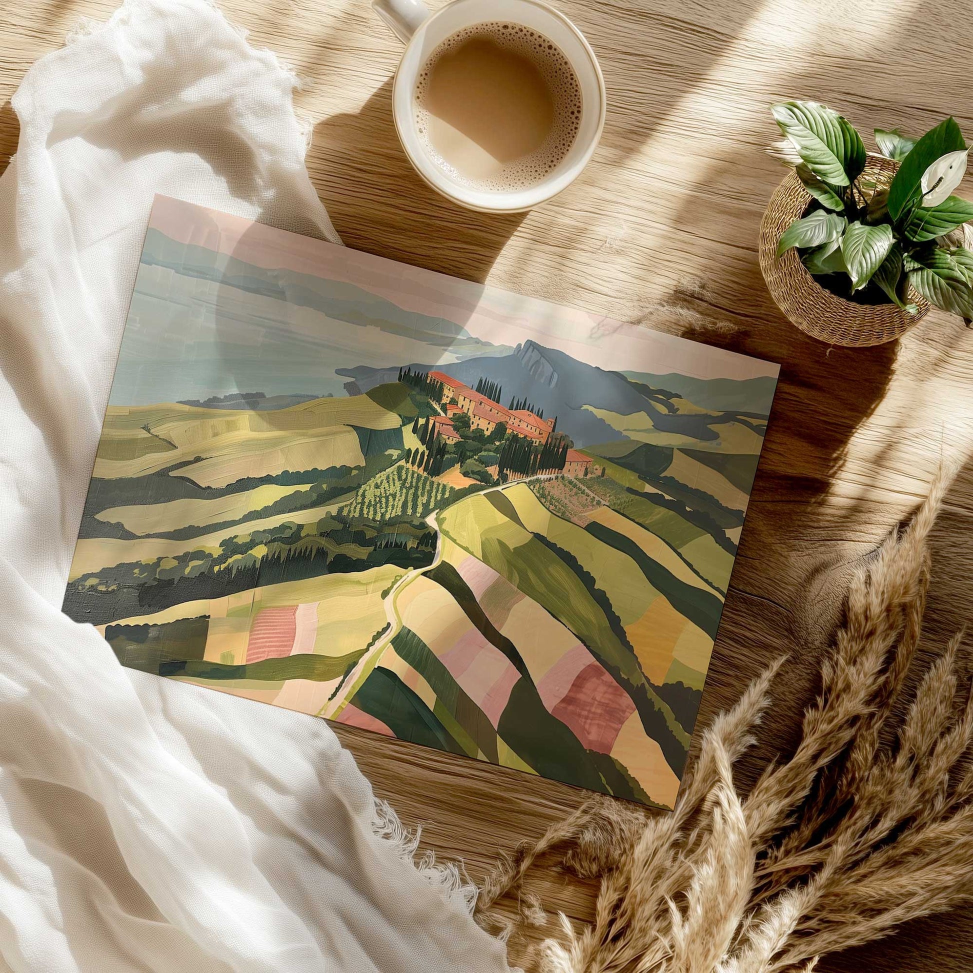 [Color:Rolled Print], Picture of close up of art
