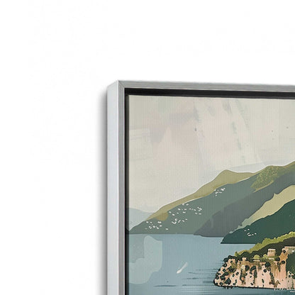[Color:Polished Chrome], Picture of art in a Polished Chrome frame at an angle