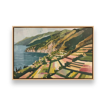 [Color:American Maple], Picture of art in a American Maple frame