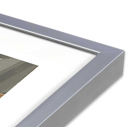 [Color:Polished Chrome], Picture of art in a Polished Chrome frame at an angle
