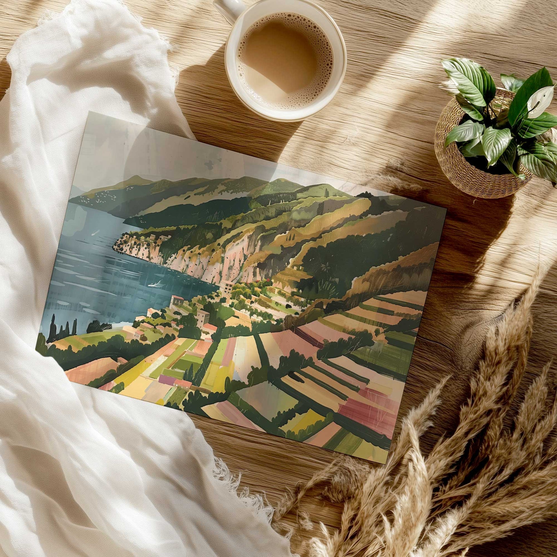 [Color:Rolled Print], Picture of close up of art