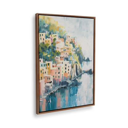 [Color:Walnut], Picture of the corner of the art