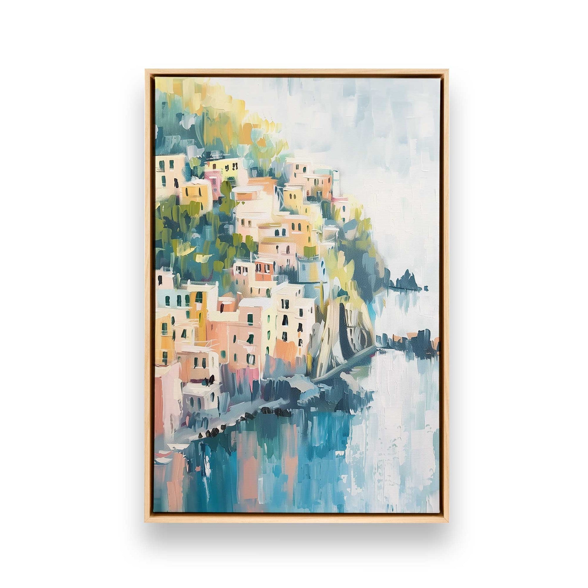 [Color:American Maple], Picture of art in a American Maple frame
