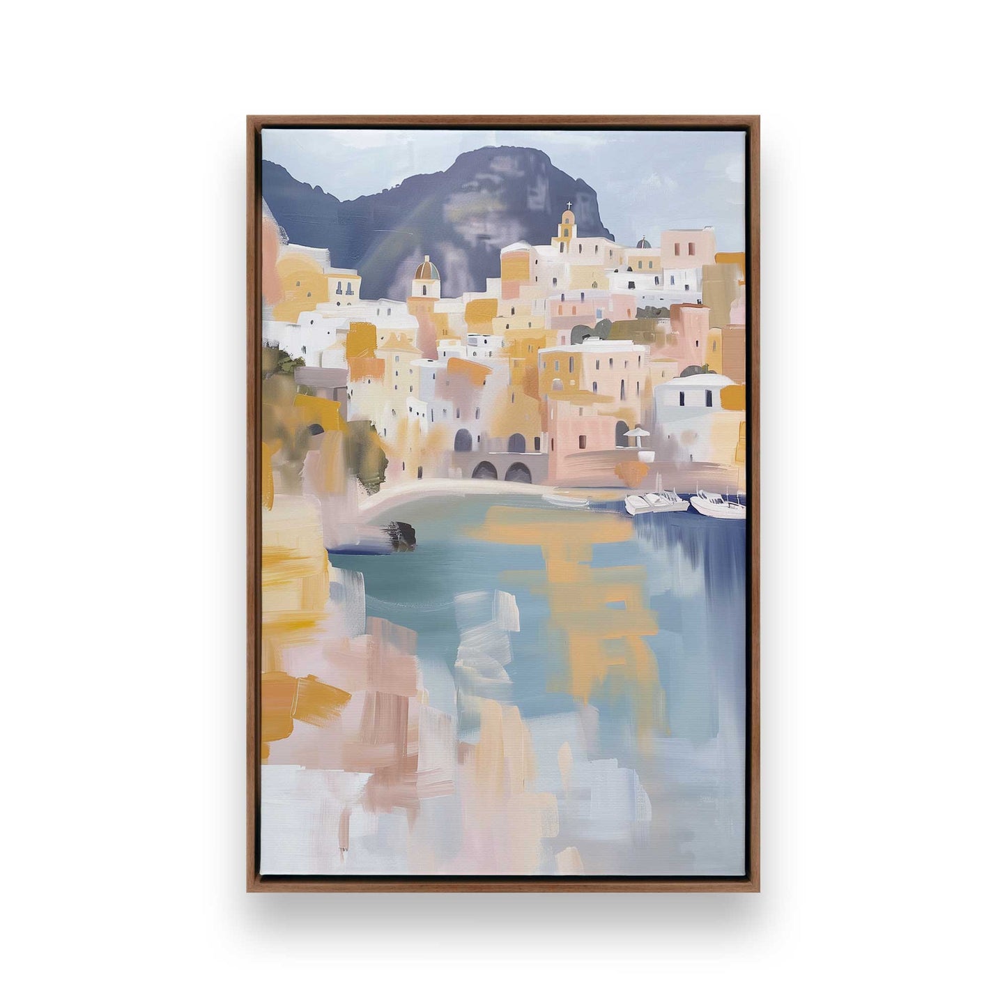[Color:Walnut], Picture of art in a Walnut frame