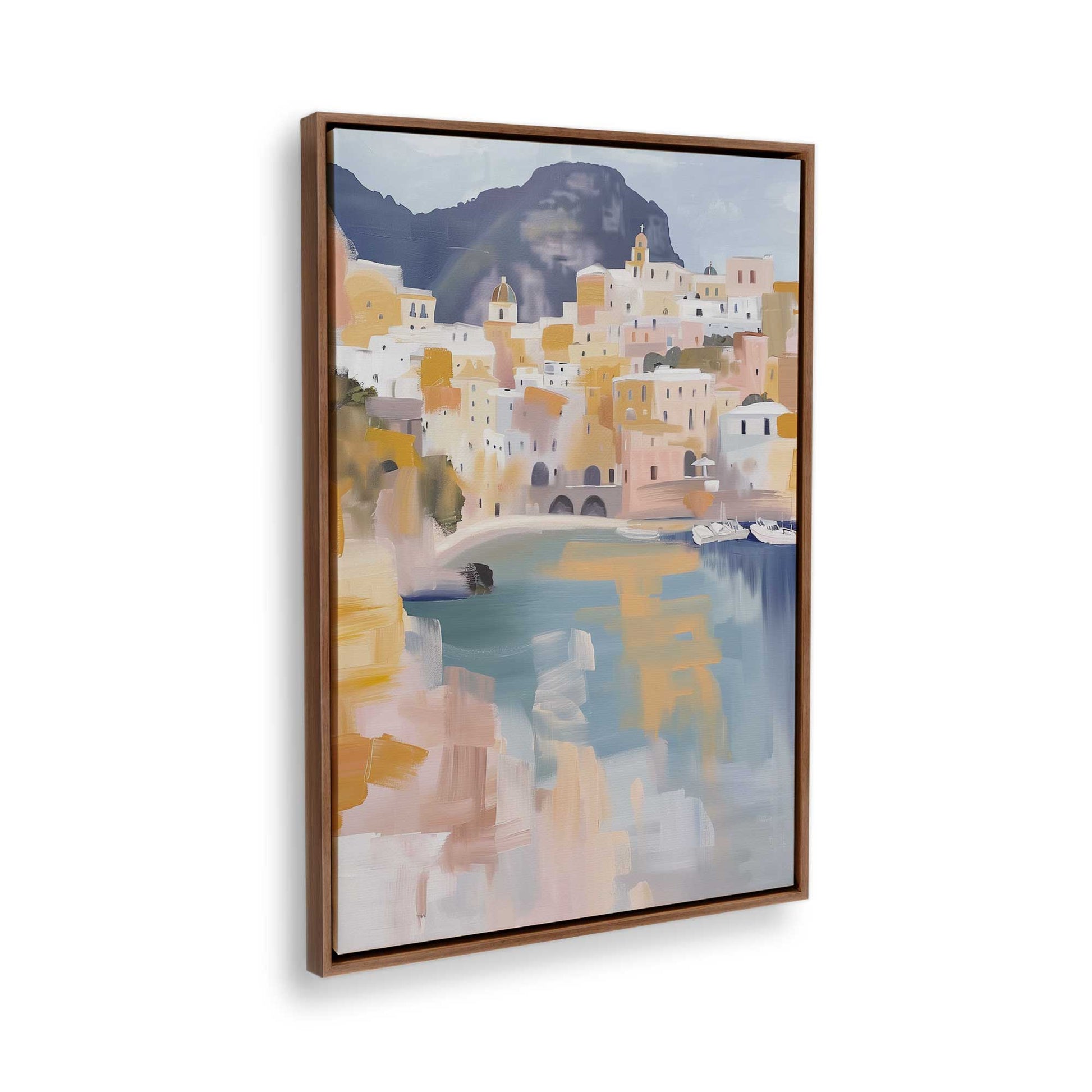 [Color:Walnut], Picture of the corner of the art