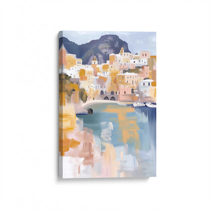 [Color:Stretched Canvas], Picture of art at an angle