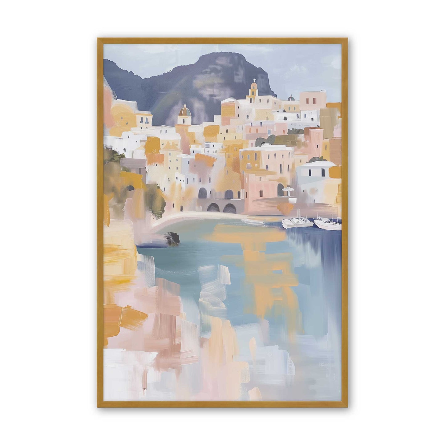 [Color:Polished Gold], Picture of art in a Polished Gold frame