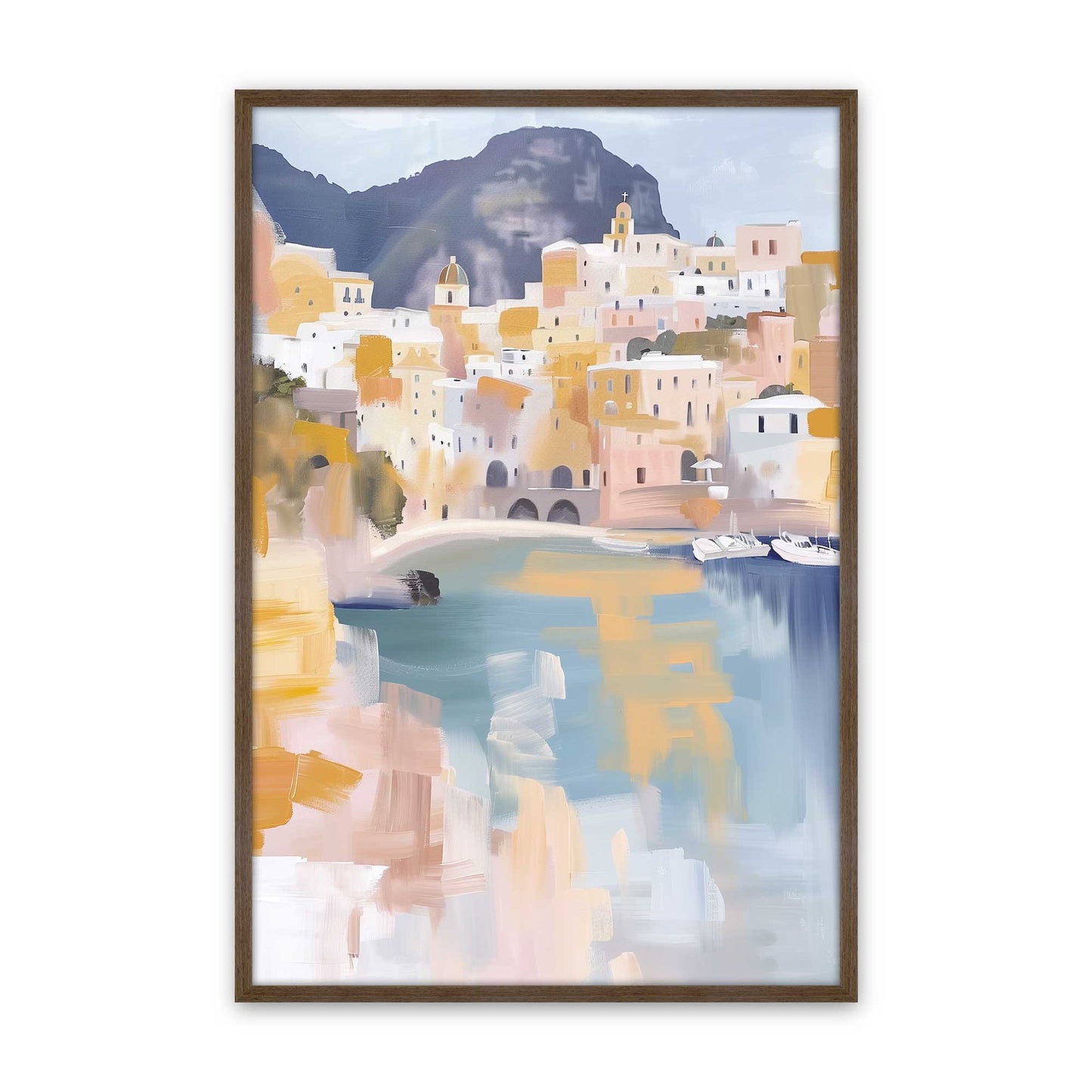 [Color:Walnut], Picture of art in a Walnut frame