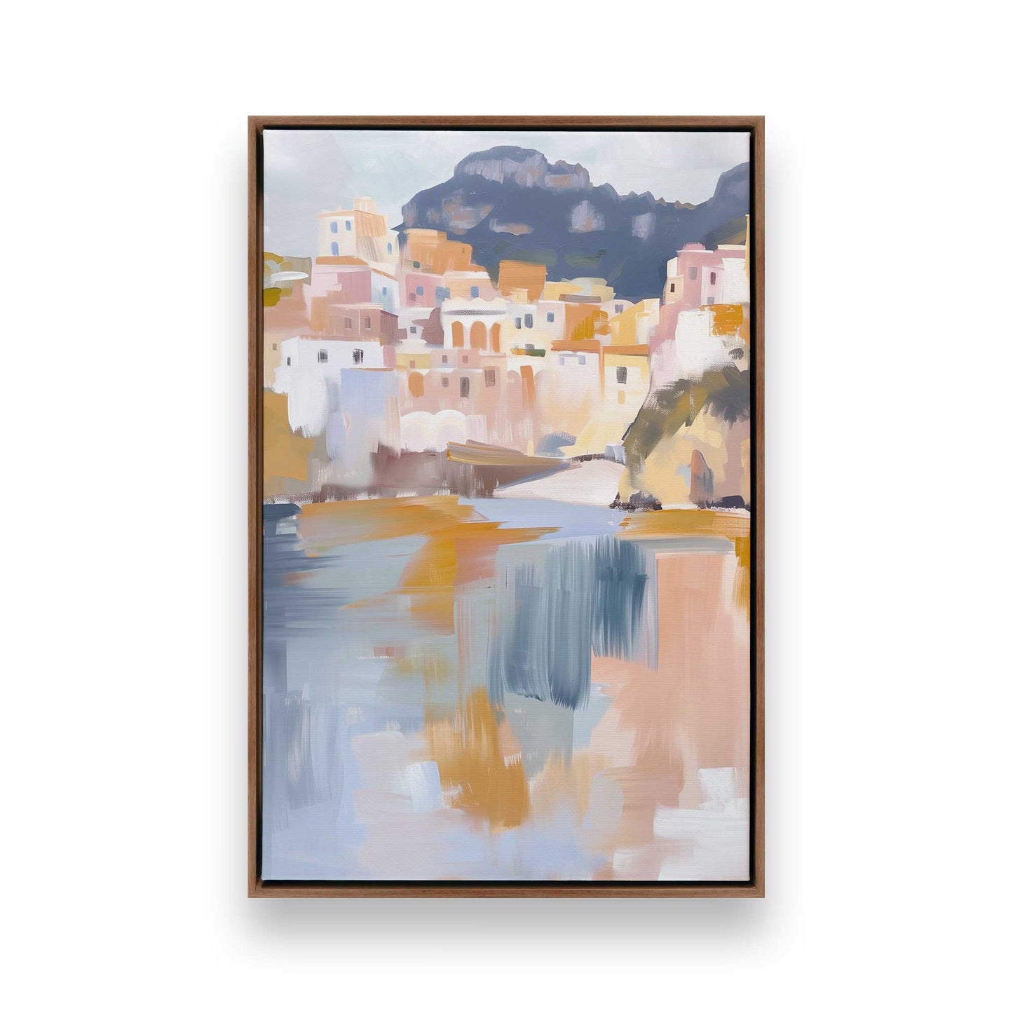 [Color:Walnut], Picture of art in a Walnut frame