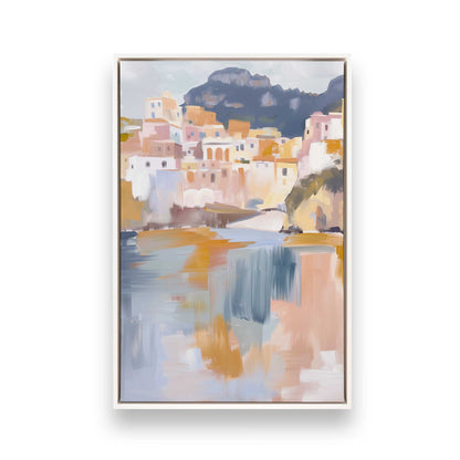 [Color:Opaque White], Picture of art in a White frame