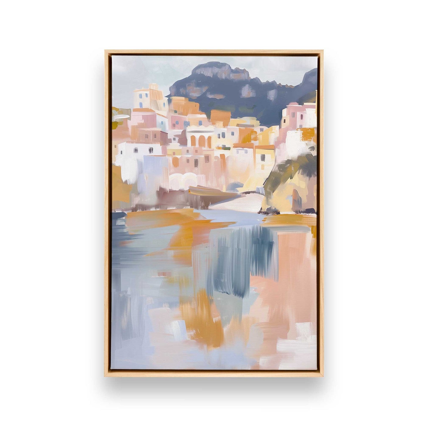 [Color:American Maple], Picture of art in a American Maple frame