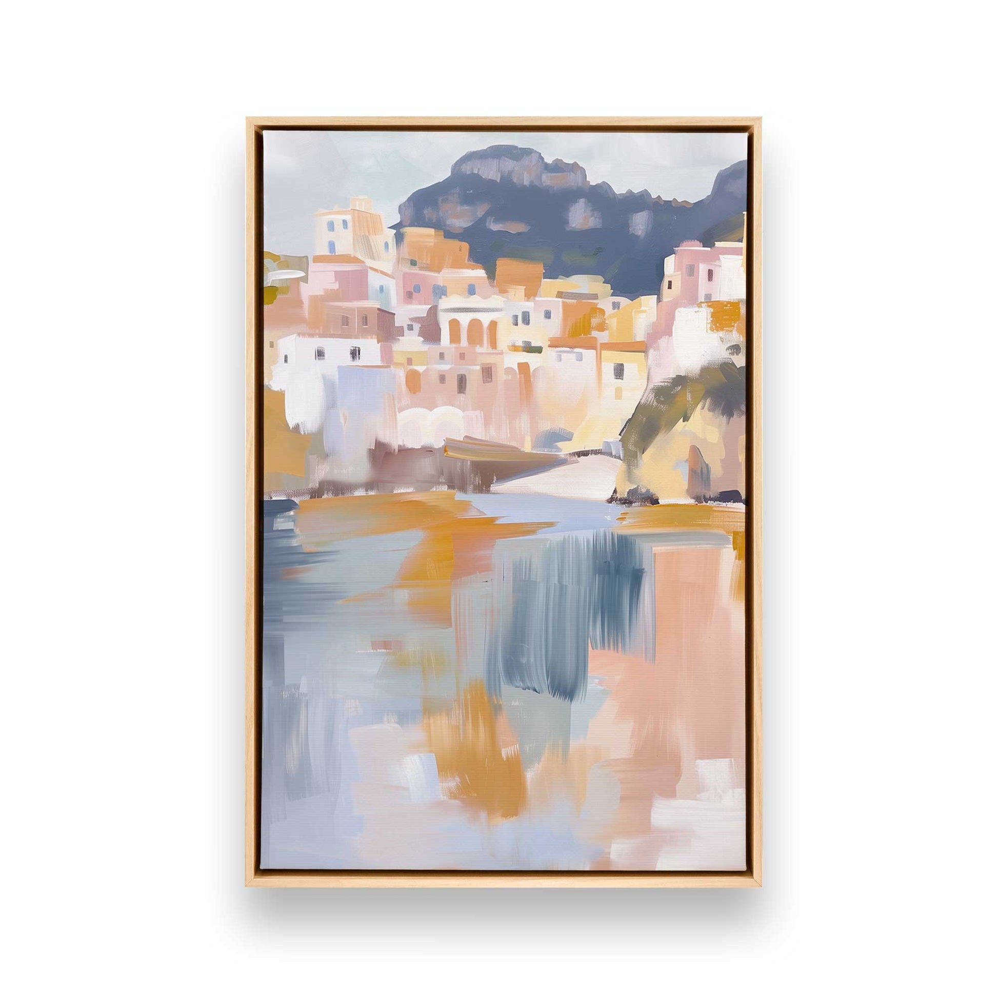 [Color:American Maple], Picture of art in a American Maple frame