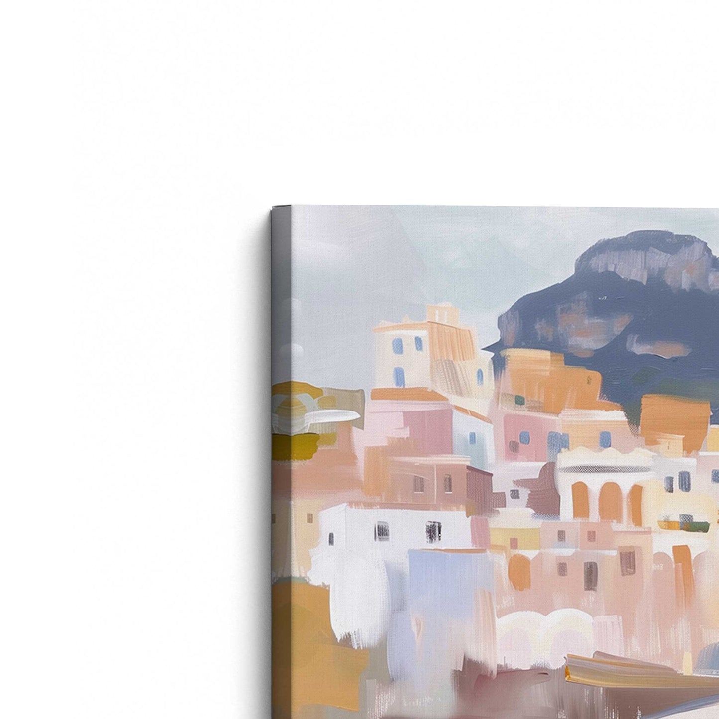[Color:Stretched Canvas], Picture of the corner of the art
