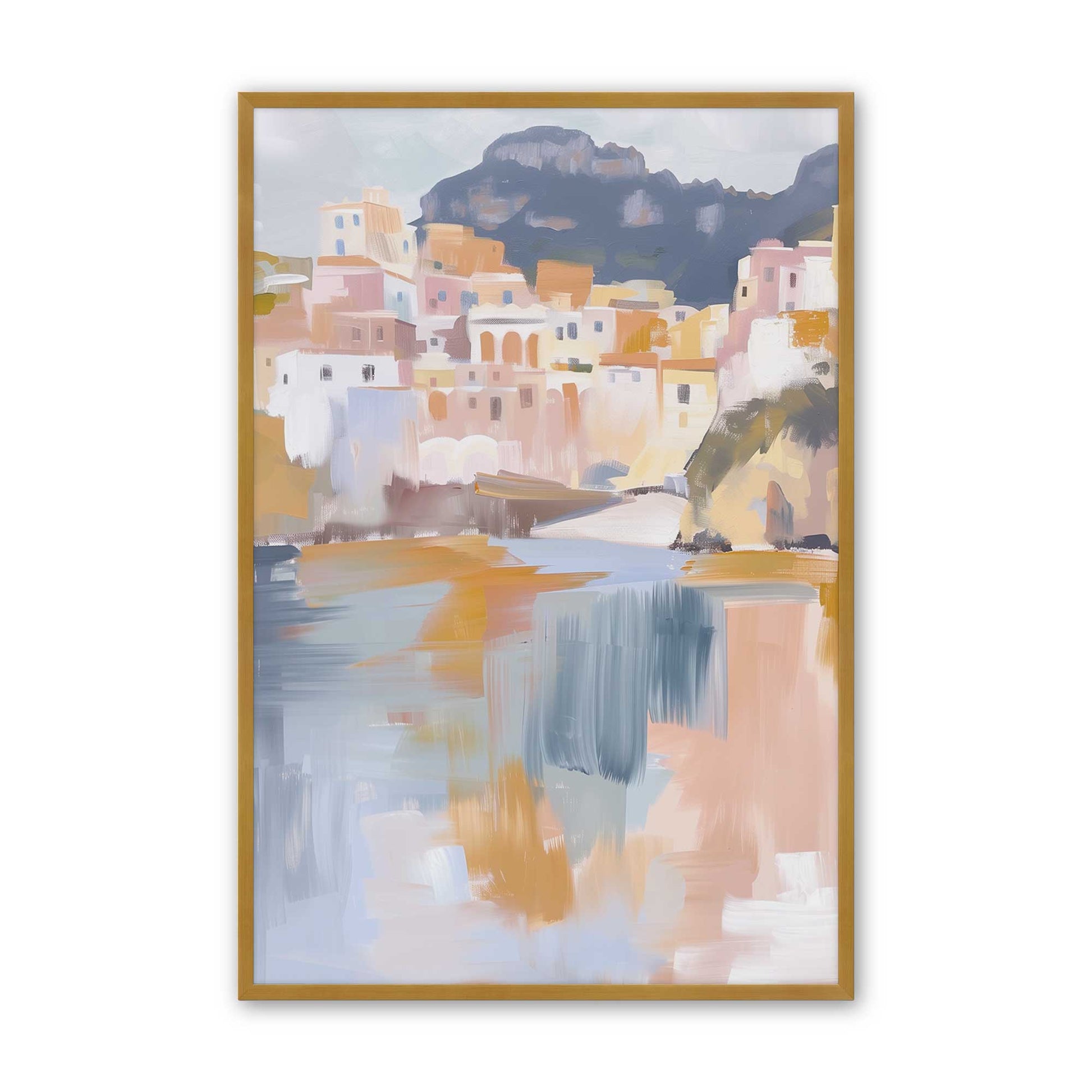 [Color:Polished Gold], Picture of art in a Polished Gold frame