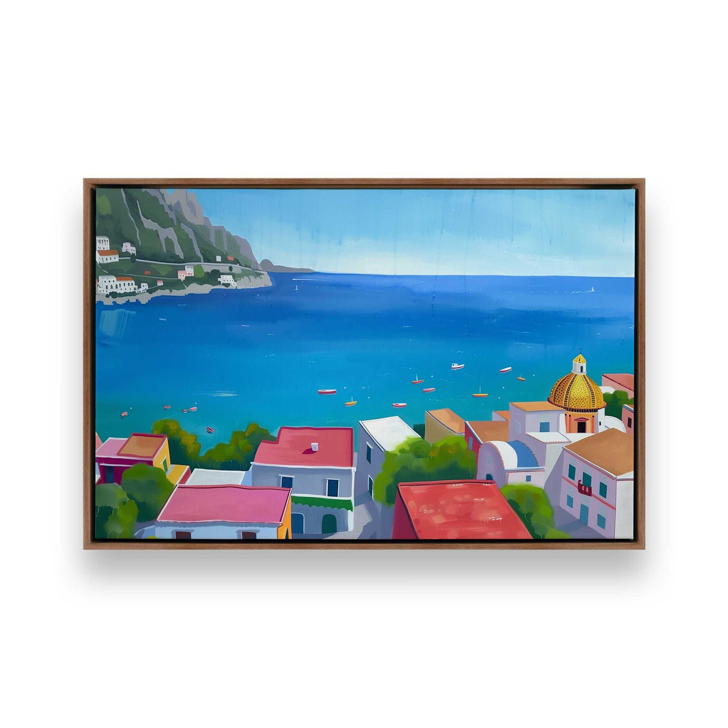 [Color:Walnut], Picture of art in a Walnut frame