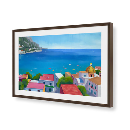 [Color:Belvinder Brown], Picture of art in a Belvinder Brown frame of the corner