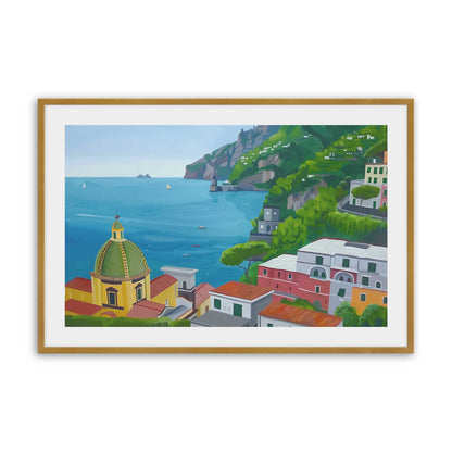 [Color:Polished Gold], Picture of art in a Polished Gold frame