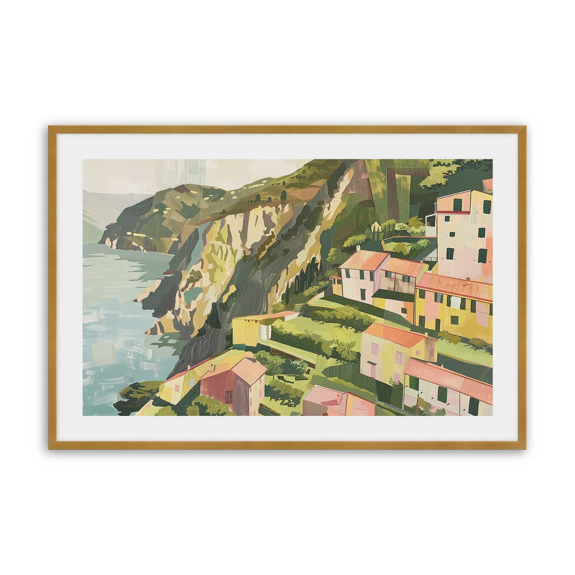 [Color:Polished Gold], Picture of art in a Polished Gold frame